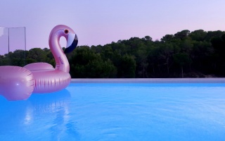 Villa Naranjo luxe vakantiehuis te huur alicante las colinas spanje prive zwembad zonsondergang flamingo